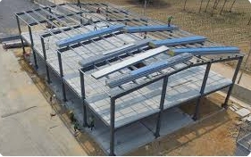 two storey steel structure building