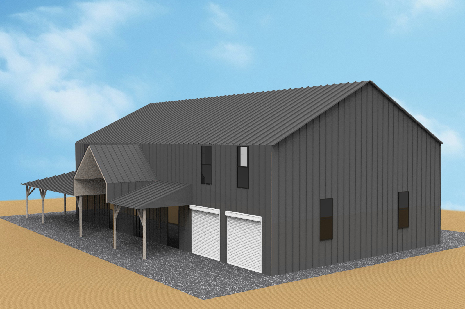 Steel Structure Barn(图3) Steel Structure Barn(图3)