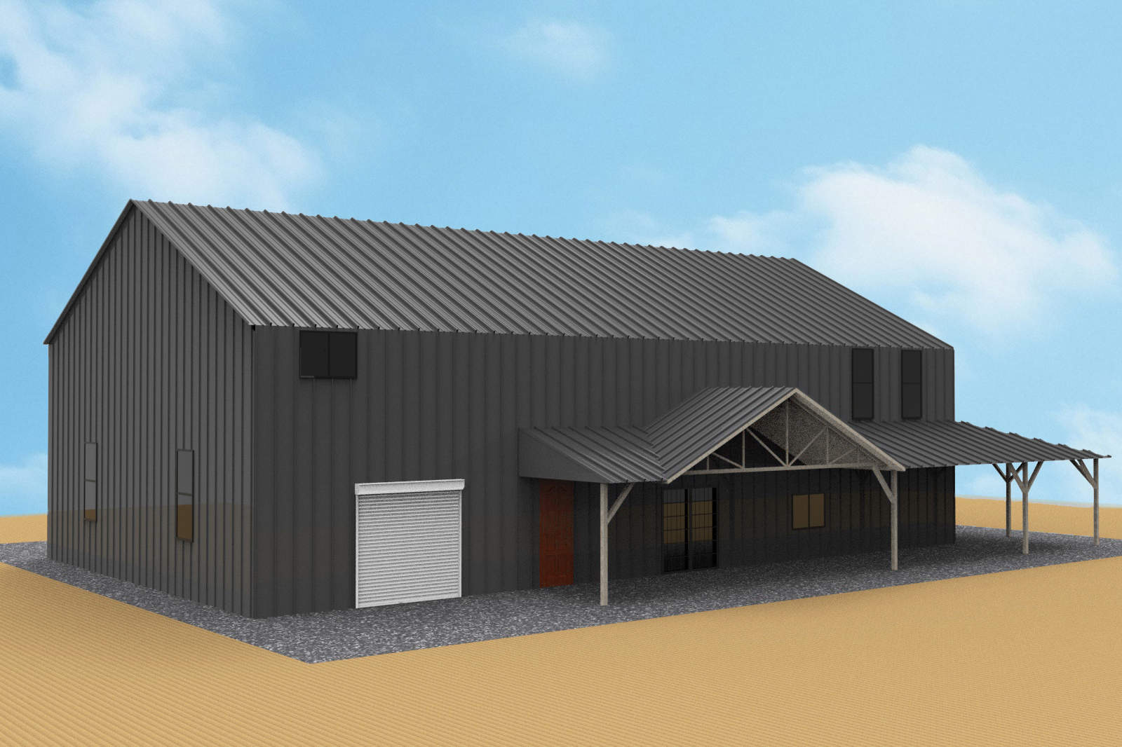 Steel Structure Barn(图4) Steel Structure Barn(图4)