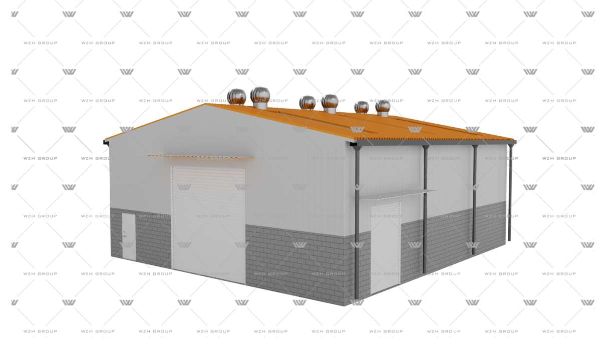 Ghana Steel Structure Warehouse Construction Project