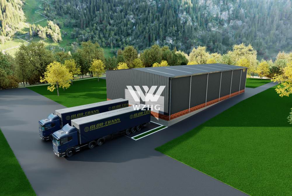 Steel Structure Warehouse with Mezzanine Floor(图2) Steel Structure Warehouse with Mezzanine Floor(图2)