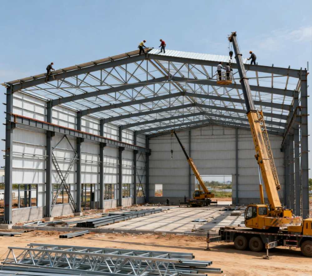 What Are The Four Common Types Of Steel Structures(图1) What Are The Four Common Types Of Steel Structures(图1)