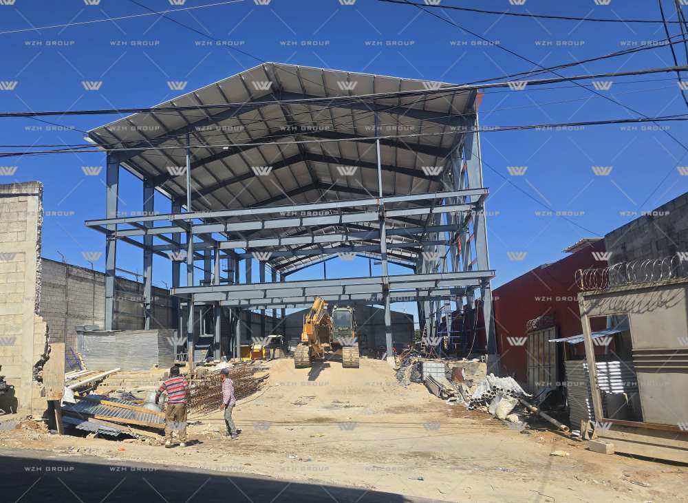 Guatemala Two-Story Steel Structure Warehouse Project