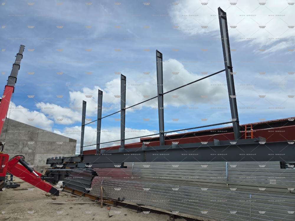 Guatemala Two-Story Steel Structure Warehouse Project(图3) Guatemala Two-Story Steel Structure Warehouse Project(图3)