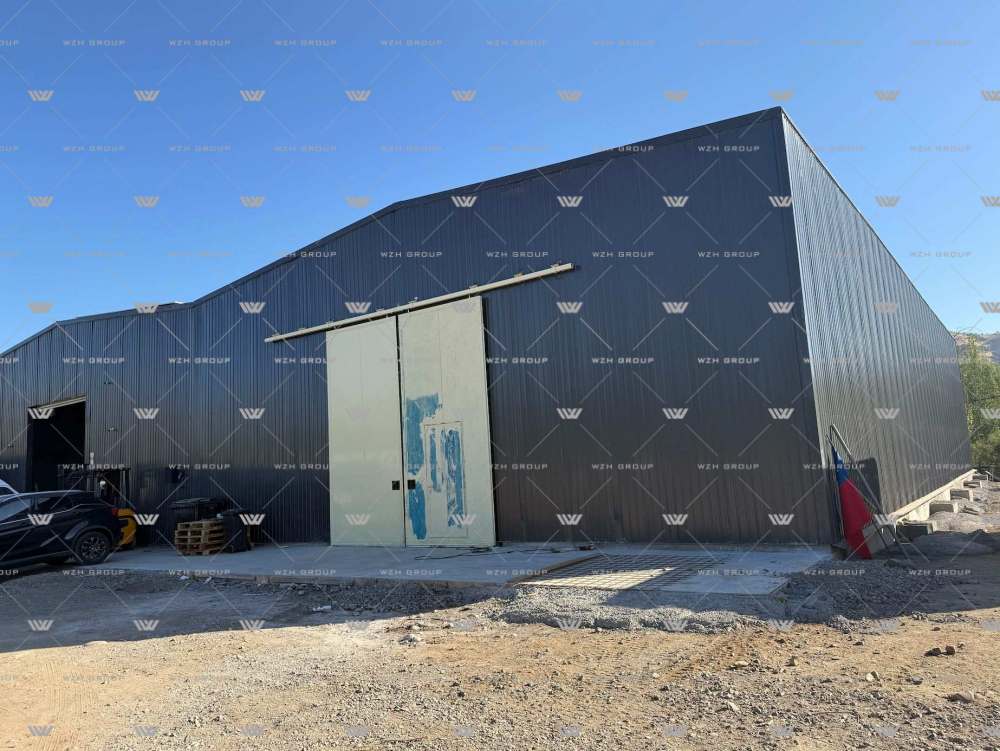 Chile 30 × 15m Steel Structure Warehouse