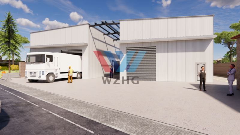 Japanese Steel Structure Warehouse Project Case