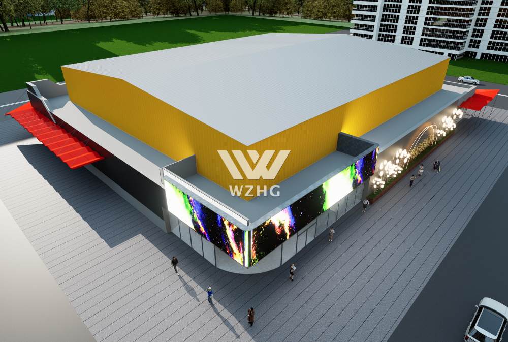 Steel Structure Gymnasium Project in the United States(图1) Steel Structure Gymnasium Project in the United States(图1)